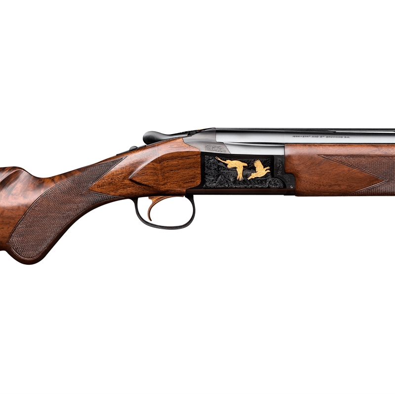 Browning B725 Hunter UK Black Gold ll 12/76 76 cm Løb - Køb hos Lundemøllen